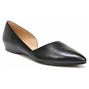 Naturalizer Samantha Black Flats Work Shoes Black Business Casual Shoes